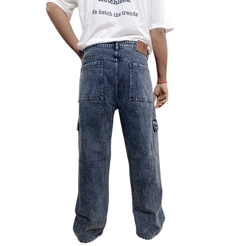 BLUE CARGO JEANS - Image 2