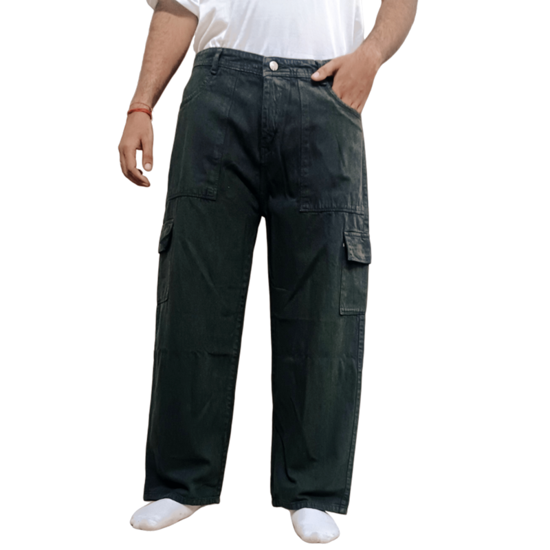 GREEN CARGO JEANS