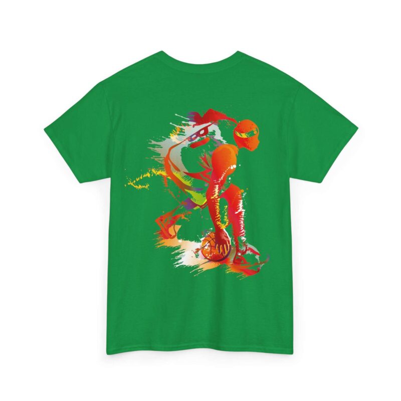 BASKET BALL ROUND NECK POLYESTER T-SHIRT