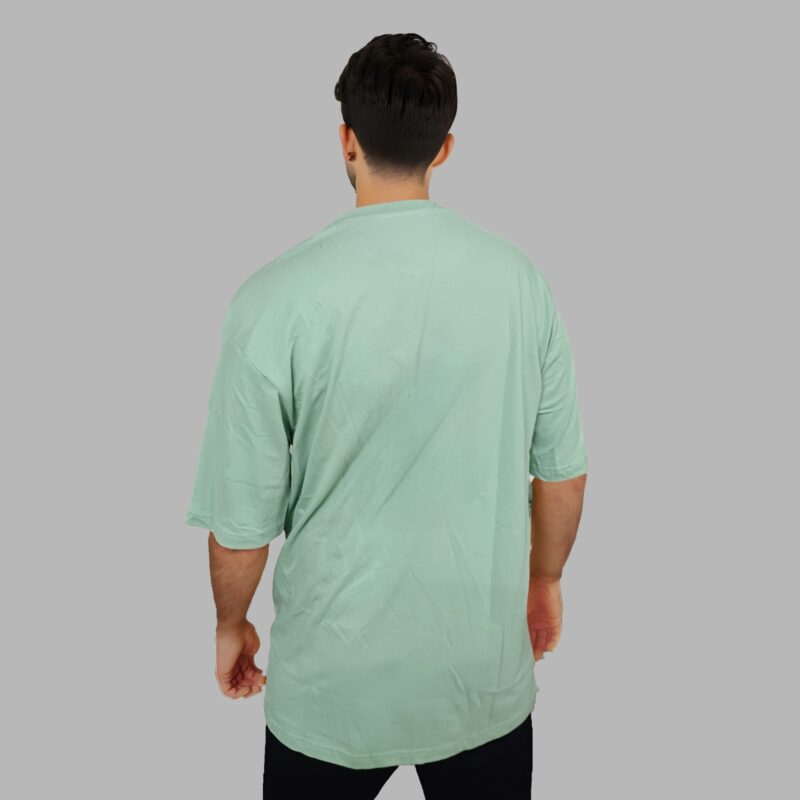 KETCHLOOK OVERSIZED PLAIN GREEN TSHIRT 100% COTTON - Image 2