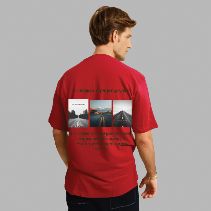 KETCHLOOK OVERSIZED JOURNEY TSHIRT 100%COTTON