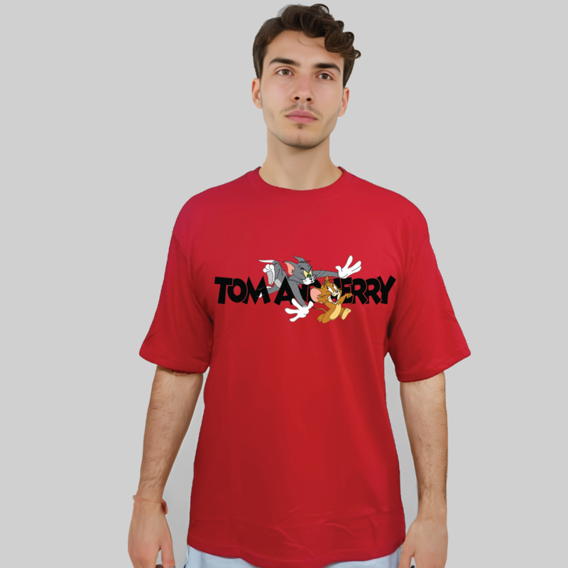 KETCHLOOK OVERSIZED TOM&JERRY TSHIRT 100%COTTON